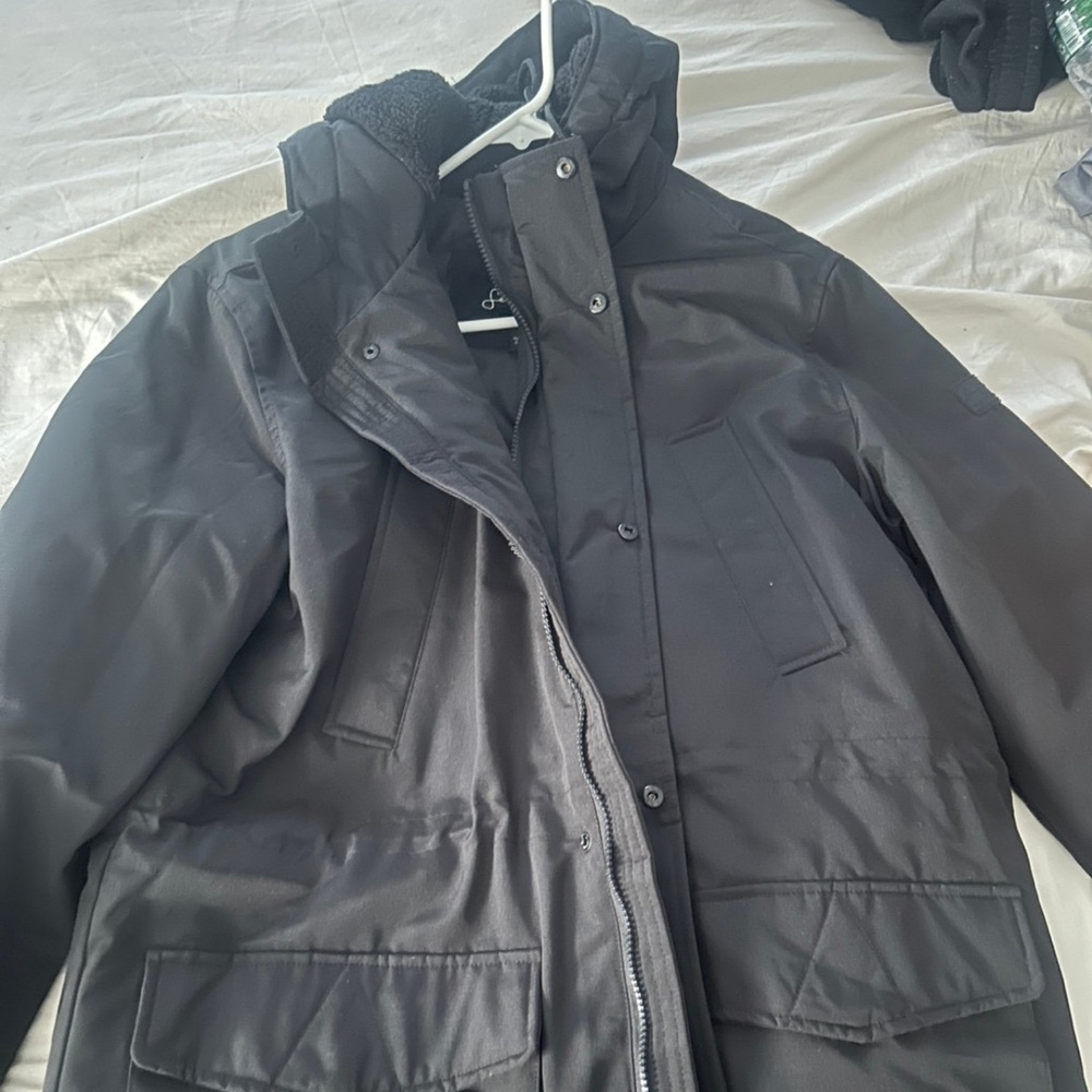 NWT Sean John Sherpa Trimmed Parka Jacket Sz Medium